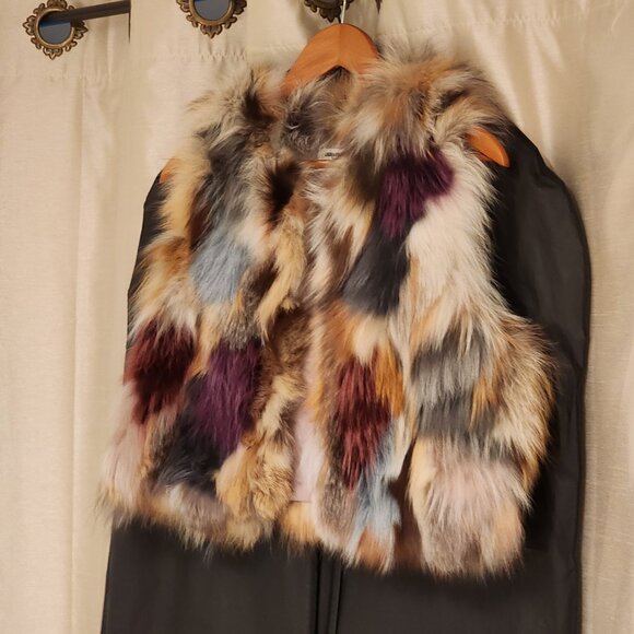 Zadig & Voltaire Jackets & Blazers - Brand New!!| US Med| ZADIG&VOLTAIRE: Deluxe Gilet Fox Fur Cropped Vest